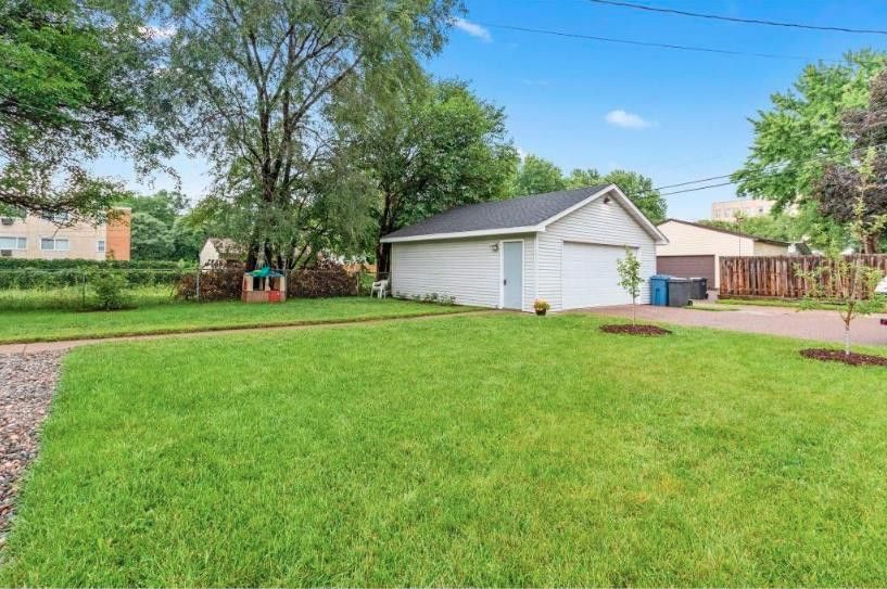 The home and its yard in Northeast Minneapolis